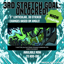 Load image into Gallery viewer, Lou Jitsu Lenticular Sticker