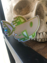 Load image into Gallery viewer, Holo Halloween Shark Sticker Set