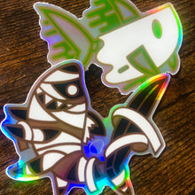 Load image into Gallery viewer, Holo Halloween Shark Sticker Set