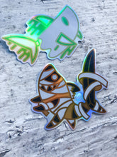 Load image into Gallery viewer, Holo Halloween Shark Sticker Set