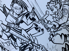 Load image into Gallery viewer, Dragon Ball Super : Goku Black (Original Art)