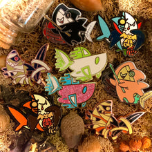Load image into Gallery viewer, Shark Frights Hard Enamel Pins Vol. 1 (Set of 8)