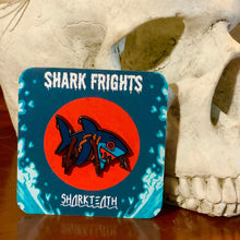 Load image into Gallery viewer, Zombie Eato Hard Enamel Shark Pin