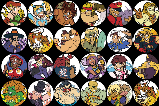 Street Fighter Buttons