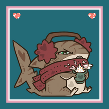 Load image into Gallery viewer, Shark Friends Sticker Set
