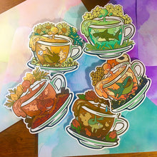 Load image into Gallery viewer, Tea Sharks Sticker Set
